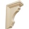 Ekena Millwork 2 1/2"W x 4"D x 6"H Small Thompson Wood Bracket, Rubberwood BKTW02X04X06TMRW - alternate 1